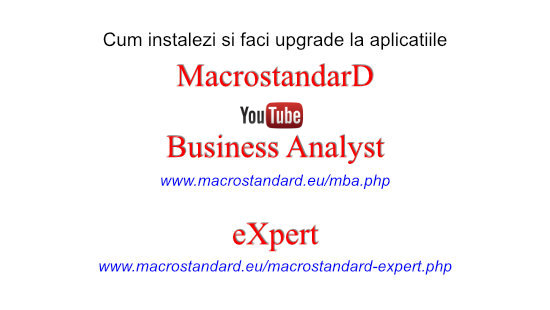 Modul de instalare al programelor Add-in VSTO MacrostandarD Business Analyst si MacrostandarD eXpert
