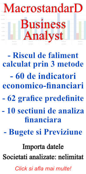 MacrostandarD Business Analyst software este cel mai bun program pentru analiza financiara!